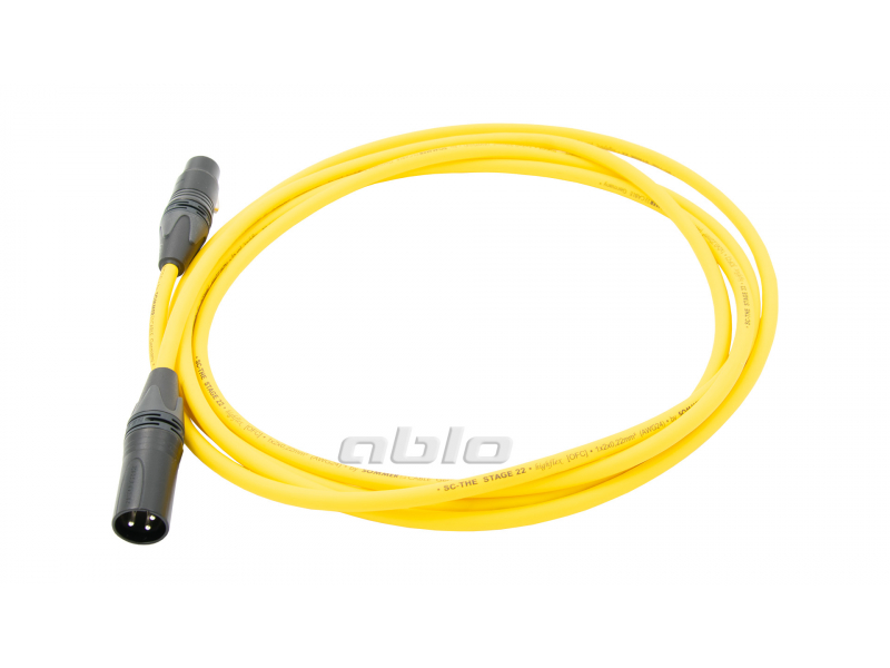 Gotowy kabel mikrofonowy SC Stage 22 + Neutrik NC3FXX-BAG + Neutrik NC3MXX-BAG